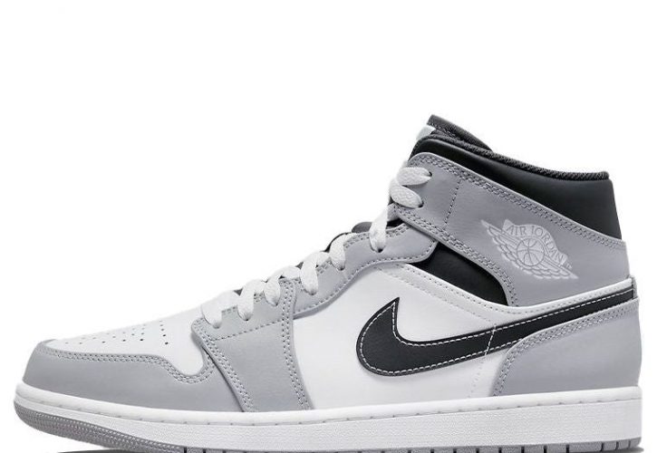The Air Jordan 1 Mid Light Smoke Grey Takes Center Stage at Fashion Events