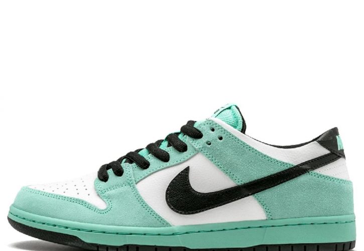 Nike SB Dunk Low Iw Sea Crystal Green Glow Takes Skate Fashion to New Heights