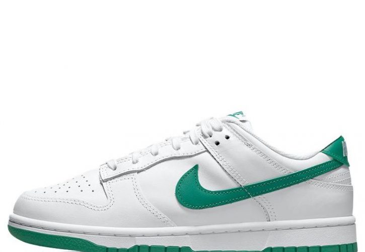 Nike Dunk Low White Lucky Green Takes Center Stage at Fashion Week