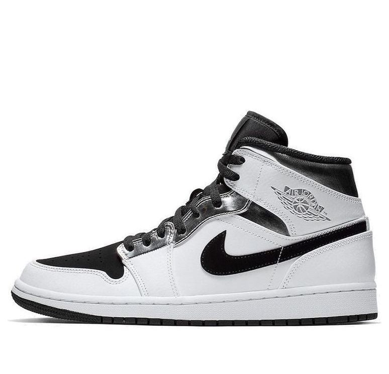 Air Jordan 1 Mid White Black Silver Takes Center Stage at Fashion Events