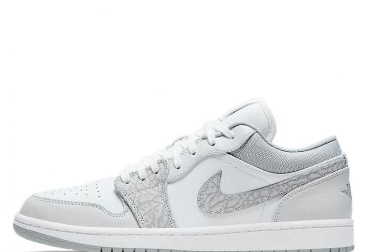 The Fashion Statement of the Year Air Jordan 1 Low Premium Elephant Print Smoke Grey