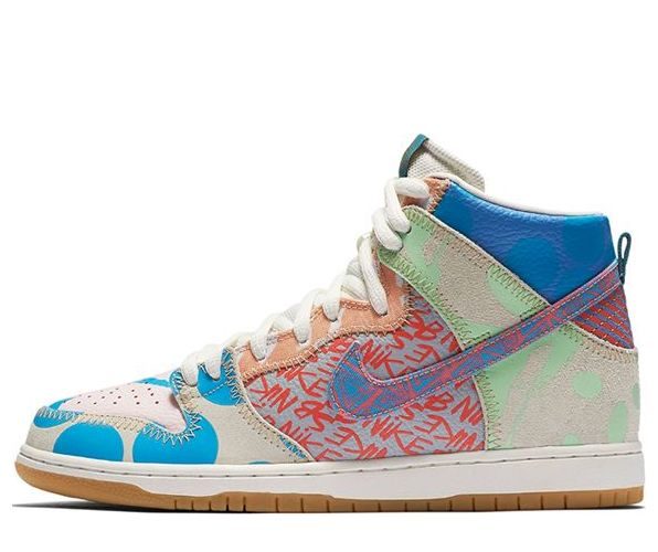 Nike Thomas Campbell x SB Skateboard Dunk High What The Ice Jade Circuit Orange Sail Unveils a New Fashion Trend