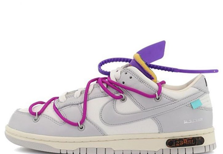 Nike Off White Dunk Low The 50 No 28 Redefines Street Style with Urban Flair